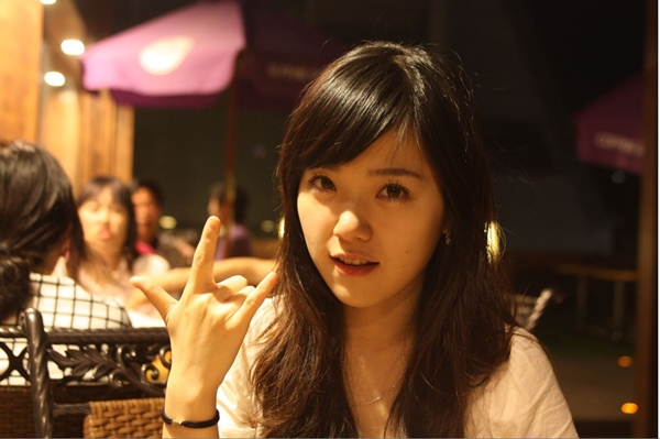 Beautiful Korea college girl; Asian College 