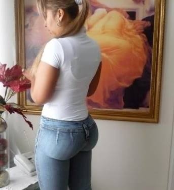 Stuffed tight jeans - Exgirlfriend photos; Amateur Ass 