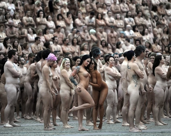 Mass nudity; Amateur Euro Outdoor Party Public 
