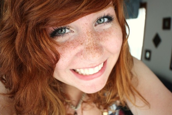 Freckles; Amateur Red Head 