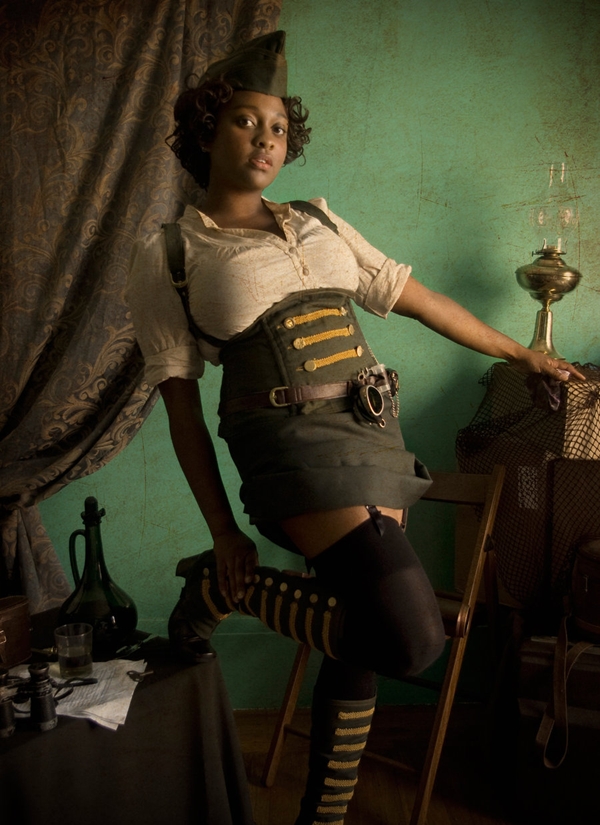 Steampunk - Pin-up 1 by ~blackbettie on deviantART; Stylish 