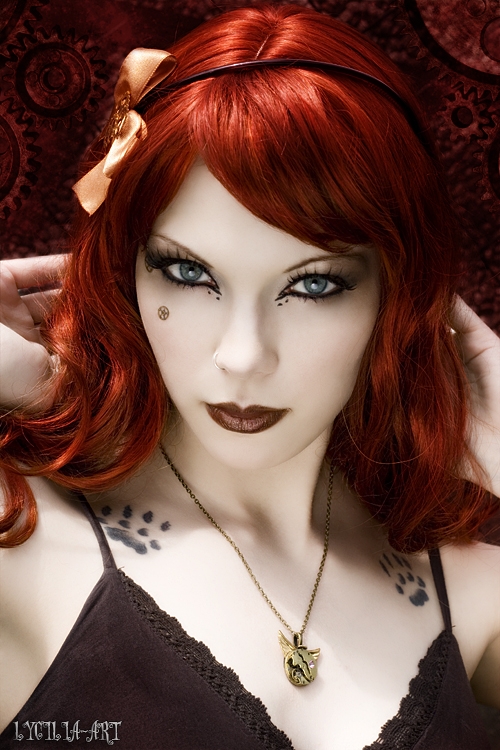 steampunk portrait III by ~Lycilia on deviantART; Stylish 