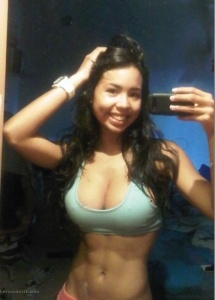 Yow! Ripped and CUTE!; Amateur Asian Babe Big Tits Athletic 